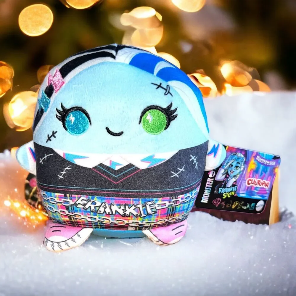 Mattel Monster High Cuutopia Plush Squishie Frankie Stein 5